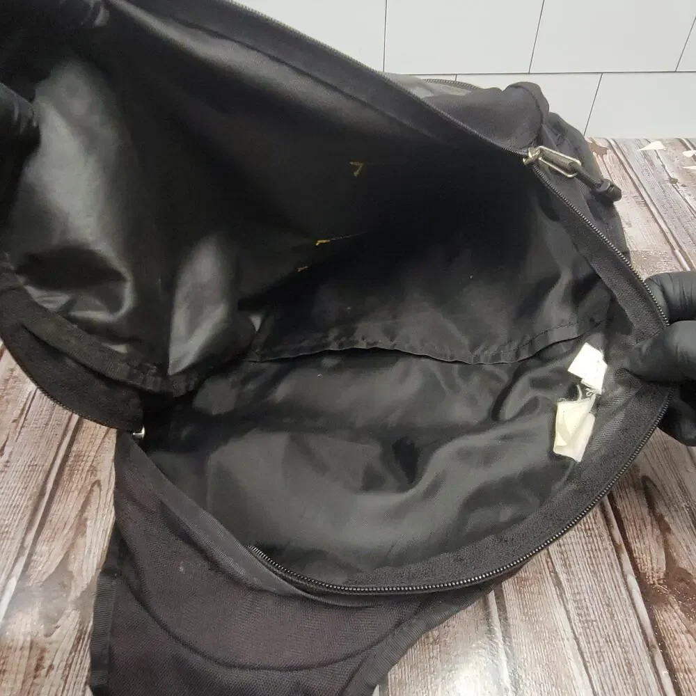 Eddie Bauer Sling Backpack Gray Black Crossbody Travel Hiking Day Pack Bag